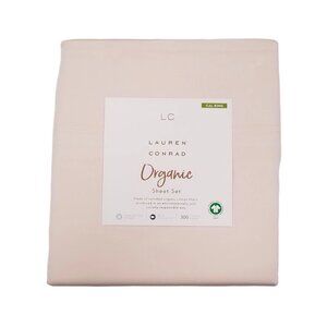 LC Lauren Conrad 300 Thread Count Organic Cotton Sateen Sheet Set
